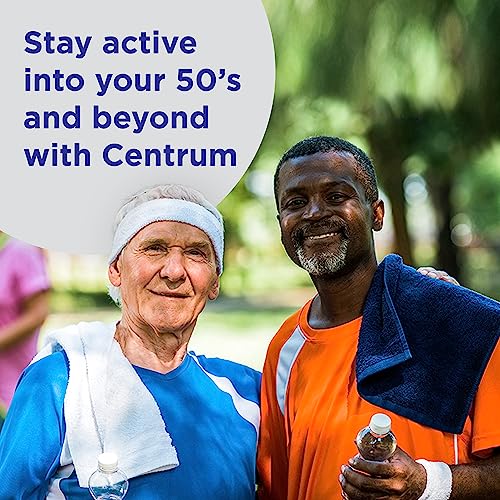 Centrum Silver Men's 50+ Multivitamin with Vitamin D3, B-Vitamins, Zinc for Memory Centrum uk supplements