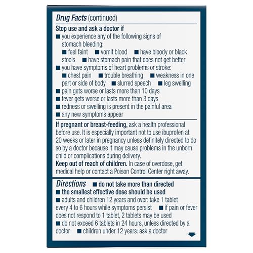 Advil Pain Reliever and Fever Reducer, Ibuprofen 200mg for Pain Relief - 24 Coated Tablets Advil uk supplements