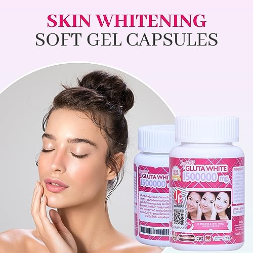 Supreme Gluta White 1500000mg for Skin Lightening, Skin Moisturizer, Collagen Stimulator Healthy Supreme Gluta White uk supplements
