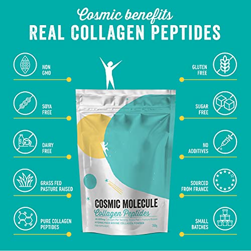 Cosmic Molecule UK's 1st 20,000mg Collagen Peptides Powder 350G (up to 35 Servings) Cosmic Molecule uk supplements