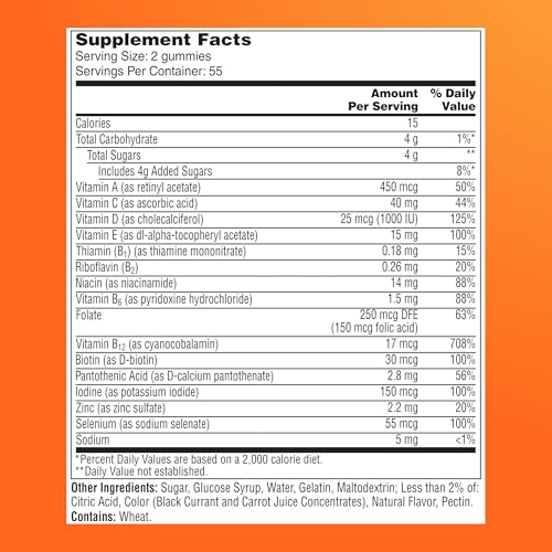 One A Day Multivitamin for Women 50 and Over, Women's Multivitamin Gummy 50 plus for Immune Support ONE A DAY uk supplements