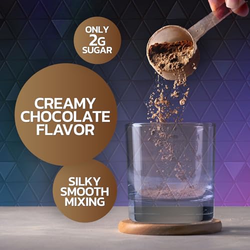 Whey Protein Powder 24g - Chocolate Ice Cream Whey Isolate Protein for Muscle Growth Nature's Nutrition uk supplements
