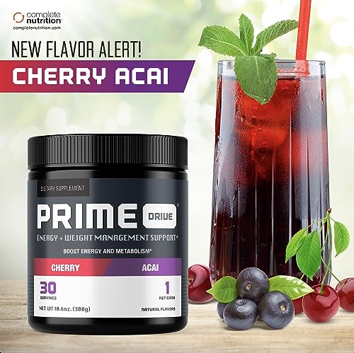Complete Nutrition Prime Drive Cherry Acai Energy Drink Powder Complete Nutrition uk supplements