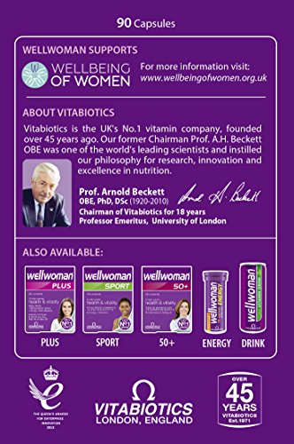 Vitabiotics Wellwoman Original - 90 Capsules Wellwoman uk supplements