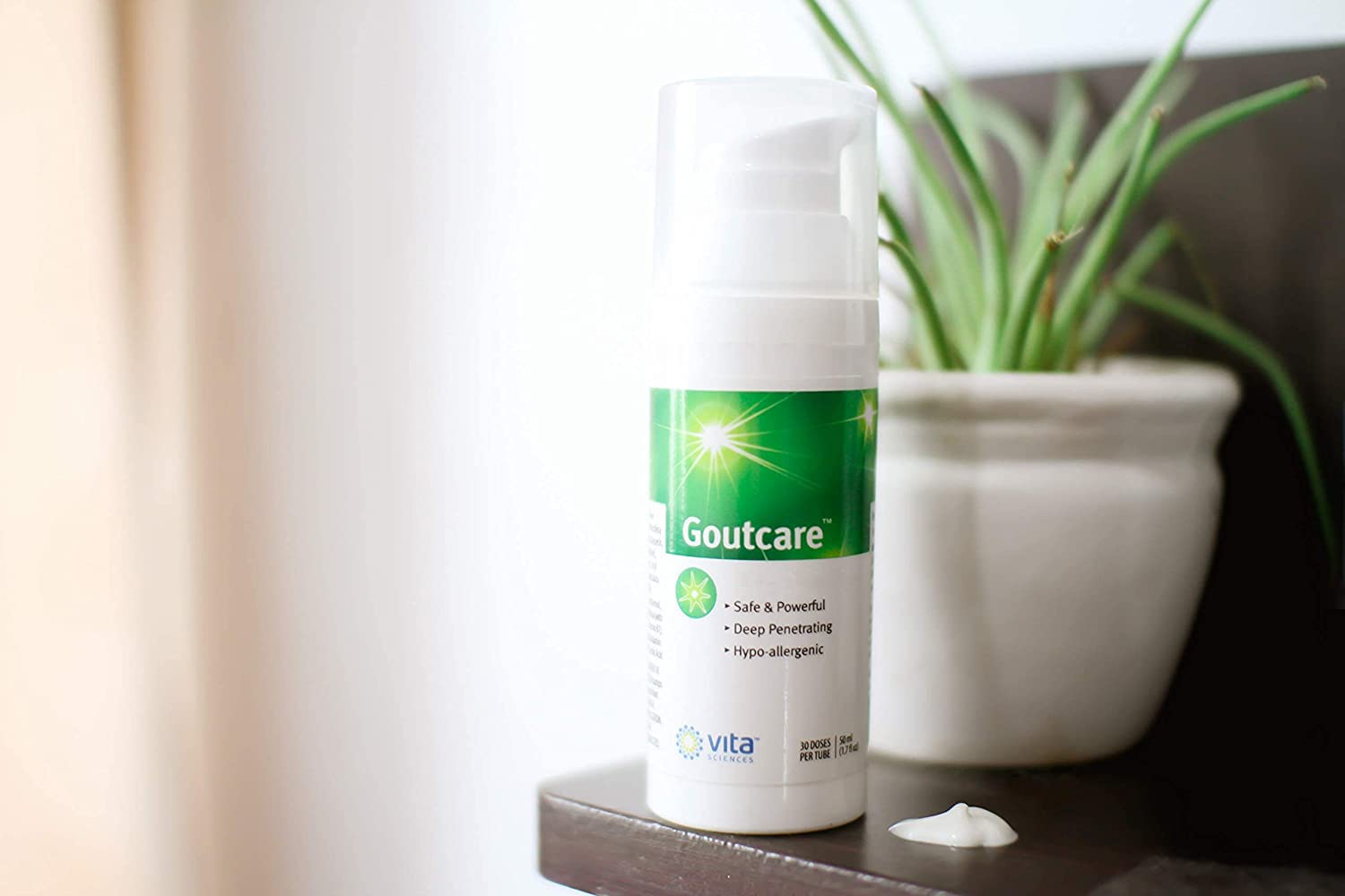 Vita Sciences GoutCare Soothing Cream for Occasional Discomfort. Intensive Soothing Cream - Fast-Acting Topical Application for Comfort Where and When You Need It Most. Safe & Effective Vita Sciences uk supplements