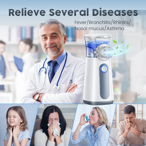 Compact Portable Nebulizer, Mesh Nebulizer, auto-Cleaning Handheld Nebulizer Dornvap uk supplements