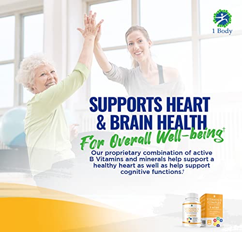 1 Body Vitamin B Complex – 5-MTHF Folate with B1, B2, B5, B6 1 Body uk supplements