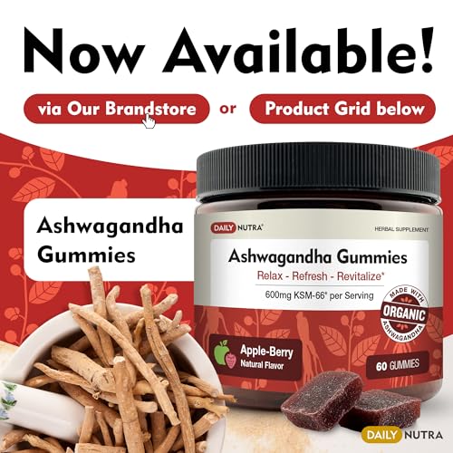 DailyNutra KSM-66 Ashwagandha 600mg Organic Root Extract - High Potency Supplement DailyNutra uk supplements