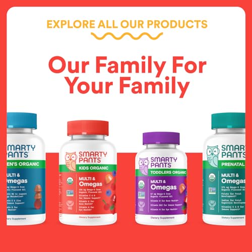 SmartyPants Kids Multivitamin Gummies - Improved Formula: Omega 3 (DHA/EPA), Vitamins D3, C, B12, B6, Vitamin A, K & Zinc SmartyPants uk supplements