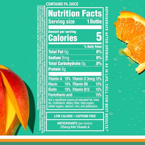 Sparkling Ice, Orange Mango Sparkling Water, Zero Sugar Flavored Water, with Vitamins Sparkling ICE uk supplements