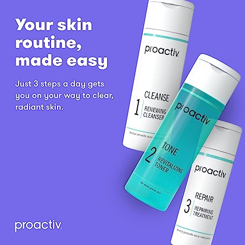 Proactiv 3 Step Acne Treatment - Benzoyl Peroxide Face Wash, Repairing Acne Spot Proactiv uk supplements