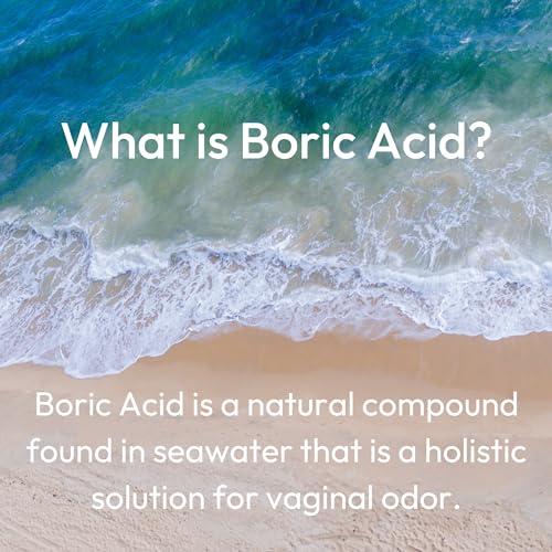 pH-D Feminine Health - 600 mg Boric Acid Suppositories - Woman Owned - for Vaginal Odor Use - 12 Count pH-D Feminine Health Support uk supplements