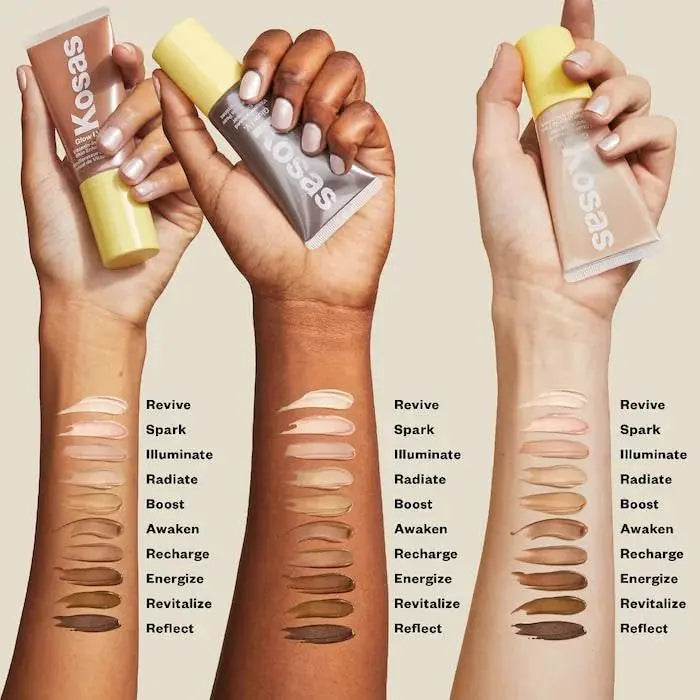 Kosas Glow I.V. - Vitamin-Infused Skin Illuminating Enhancer - Spark. Bonus Premium Korean Sheet Masque with Collagen Kosas uk supplements