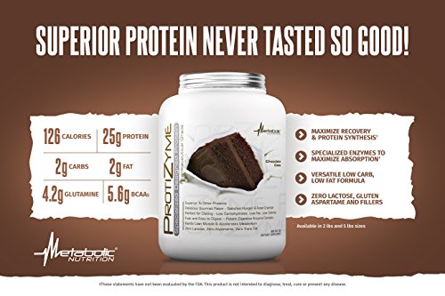 Metabolic Nutrition, Protizyme, 100% Whey Protein Powder, High Protein, Low Carb Metabolic Nutrition uk supplements