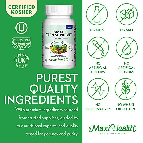 Maxi Health Teen Supreme HIS Vitamins for Teen Boys (120) - Teen Multivitamin for Young Maxi Health uk supplements