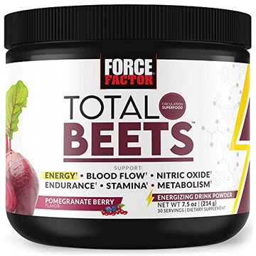 Force Factor Total Beets Energy Drink Mix, Superfood Beet Root Powder with Nitrates Force Factor uk supplements