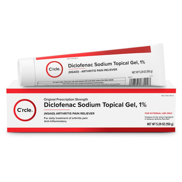 Diclofenac Sodium Gel 1% 150g Effective Arthritis Pain Reliever - Prescription Strength Anti-Inflammatory Gel - Extra Strength Arthritis Cream for Daily Use - Get Over-The-Counter Relief(1Pack) C'rcle uk supplements