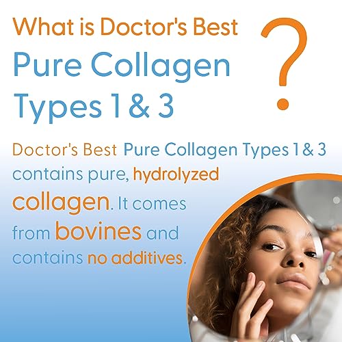 Doctor's Best, Pure Collagen Type 1 and 3 (Collagen Type 1 and 3), 200g Powder Doctor's BEST uk supplements