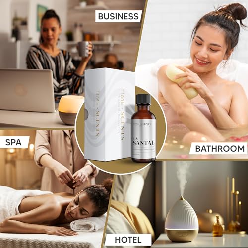 Essential Oil Blend Diffuser Oil – Santal Essential Oil, Hotel Inspired Home fragrance oil for diffuser Time Scents uk supplements