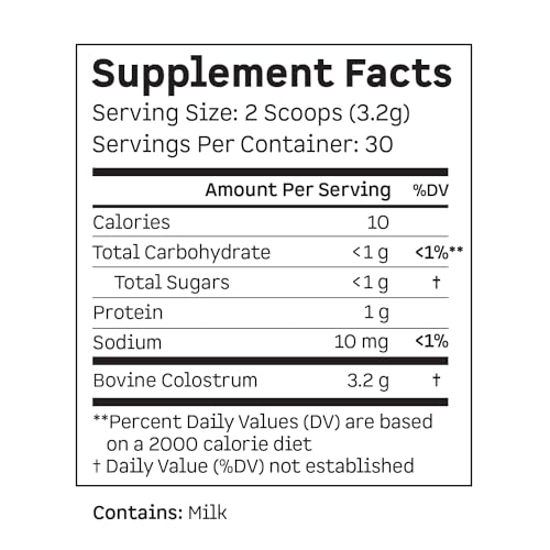 Kion Colostrum | Grass-Fed Bovine | Gut Health and Immune Support | 30 Servings Kion uk supplements