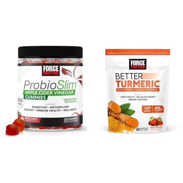 Force Factor ProbioSlim Apple Cider Vinegar Gummies with Organic, LactoSpore & Better Force Factor uk supplements
