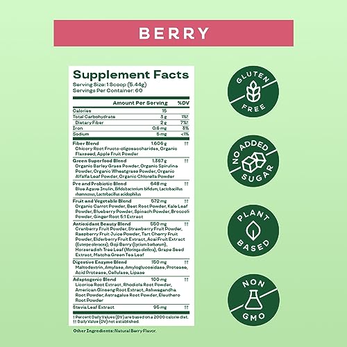 Bloom Nutrition Super Greens Powder for Digestive Health - Probiotics, Digestive Bloom Nutrition uk supplements