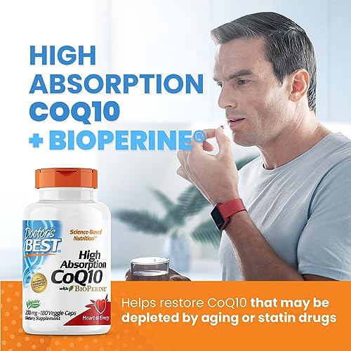 Doctor's Best High Absorption CoQ10 with BioPerine, Non-GMO, Gluten & Soy Free Doctor's BEST uk supplements