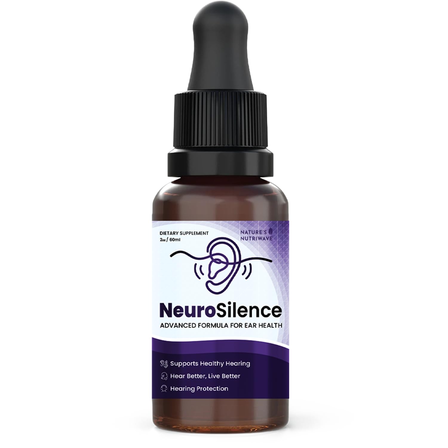Nature’s NutriWave NeuroSilence Liquid Drops – Natural Botanical Blend – Non-GMO, Easy-to-Use Daily Formula – Made in USA, GMP-Certified Facility – 2oz Bottle, 60 Servings, 1 Month Supply Nature’s NutriWave uk supplements