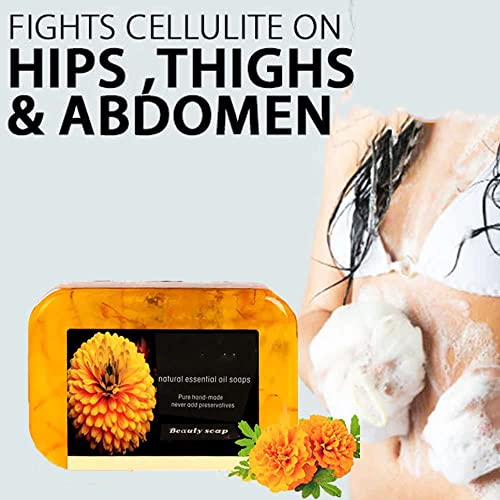 NHIKLATA 2PCS Turmeric Handmade Soap, Natural Organic Ginger Soap, Lymphatic NHIKLATA uk supplements