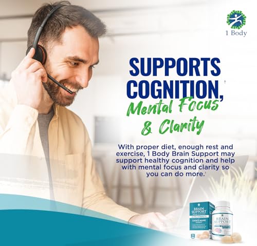 1 Body Brain Supplements for Memory and Focus - Support Healthy Brain 1 Body uk supplements