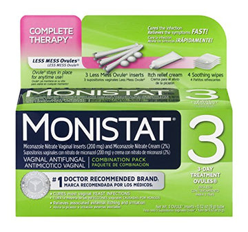 Monistat 3 Day Triple Action Combo Pack, Odorless, White Monistat uk supplements