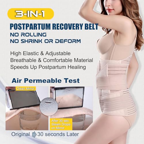 ChongErfei 3 in 1 Postpartum Support - Recovery Belly/waist/pelvis Belt Shapewear Slimming ChongErfei uk supplements
