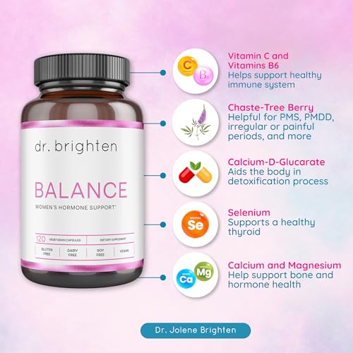 Dr. Brighten Balance - Hormone Balance for Women with Chasteberry and DIM - Targets Dr. Brighten uk supplements