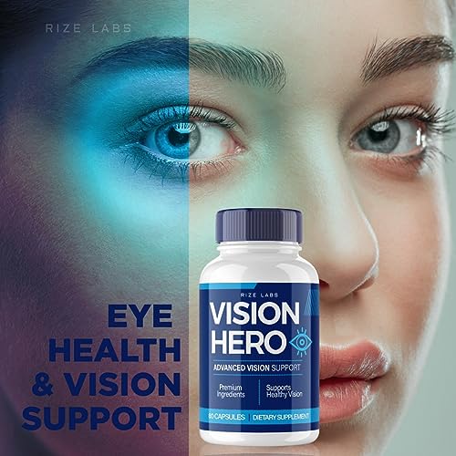 (5 Pack) Vision Hero Capsules - Vision Hero Eye Health Supplement for Healthy rize labs uk supplements