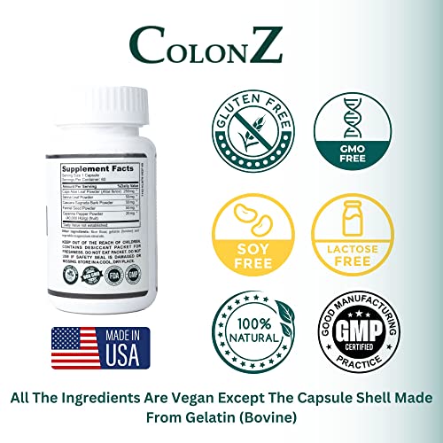 Dr. Dhoble’s Remedies ColonZ Colon Cleanser & Detox – Helps Occasional Constipation DR. DHOBLE’S REMEDIES uk supplements