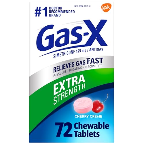 Gas-X Extra Strength Chewable Gas Relief Tablets with Simethicone 125 mg Gas-X uk supplements