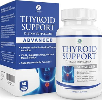 1 Body Thyroid Support Supplement with Iodine - Energy & Focus Support 1 Body uk supplements