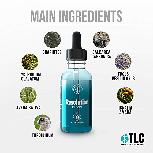 TLC Resolution Weight Loss Drops: 2 Oz - 60 ML Total Life Changes uk supplements