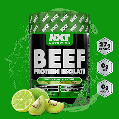 NXT Beef Protein Isolate 540g - High Protein Powder in Natural Amino Acids - Paleo, Keto Friendly NXT Nutrition uk supplements