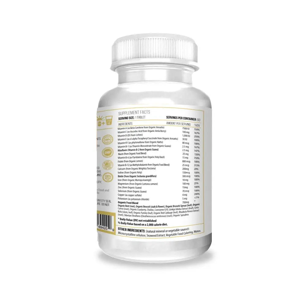 Actif Organic Multivitamin for Women Age 30+ with 30 Organic Vitamins and Organic Herbs, Non-GMO, Made in USA, 2-Month Supply ACTIF uk supplements