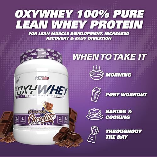EHPlabs OxyWhey Whey Protein Isolate Powder - 25g of Whey Isolate Protein Powder EHP Labs uk supplements