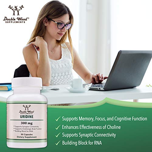 Uridine Monophosphate - Third Party Tested (Choline Enhancer, Beginner Nootropic) Double Wood Supplements uk supplements