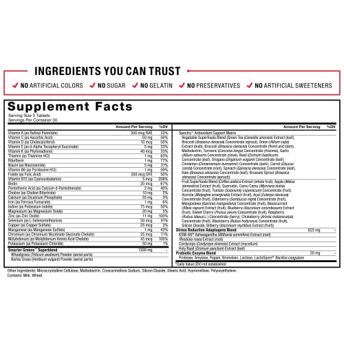 FORCE FACTOR Smarter Greens Tablets, Greens Supplement with 25+ Superfoods and Antioxidants Force Factor uk supplements