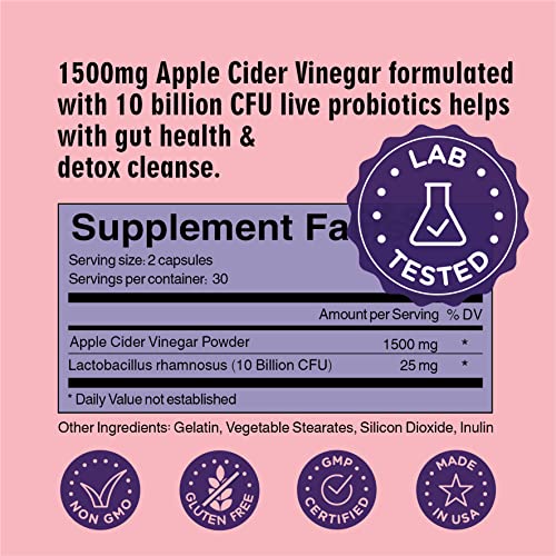 WayLoss 1500mg Apple Cider Vinegar Capsules/Apple Cider Vinegar Pills w/ 10 BILLLION WAY LOSS uk supplements