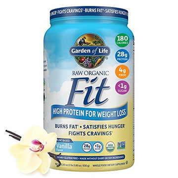 Garden of Life Raw Organic Fit Vegan Protein Powder Vanilla, 28g Plant Based Protein Garden of Life uk supplements
