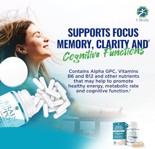 1 Body Brain Supplements for Memory and Focus - Support Healthy Brain 1 Body uk supplements