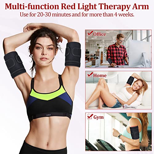 NEXTWOOD 660nm and 850nm Infrared Red Light Arm Therapy Wrap Belt with Timer & Brightness Setting Red NEXTWOOD uk supplements