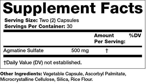 Olympian Labs Agmatine 500 mg per Serving, 60 Vegetarian Capsules Olympian Labs uk supplements