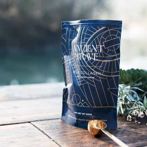 Ancient + Brave Wild Collagen 200g - Wild Caught Marine Collagen Powder - 100% Hydrolysed Collagen Peptides (Fish) Ancient + Brave uk supplements